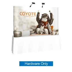 8ft x 5ft Coyote Curved Tabletop Display | Hardware Only