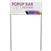 Popup Bar Large Header is a perfect display for product demonstrations, samples and promotions.