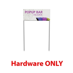 Popup Bar Large Header is a perfect display for product demonstrations, samples and promotions. 