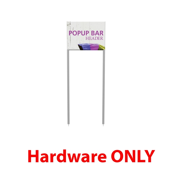 Popup Bar Mini Header is a perfect display for product demonstrations, samples and promotions. 