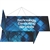 8ft x 3ft Four-Sided Pinwheel Formulate Master Hanging Trade Show Sign | Double-Sided Display
