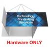 18ft x 3ft Four-Sided Pinwheel Formulate Master Hanging Trade Show Sign | Display Hardware Only