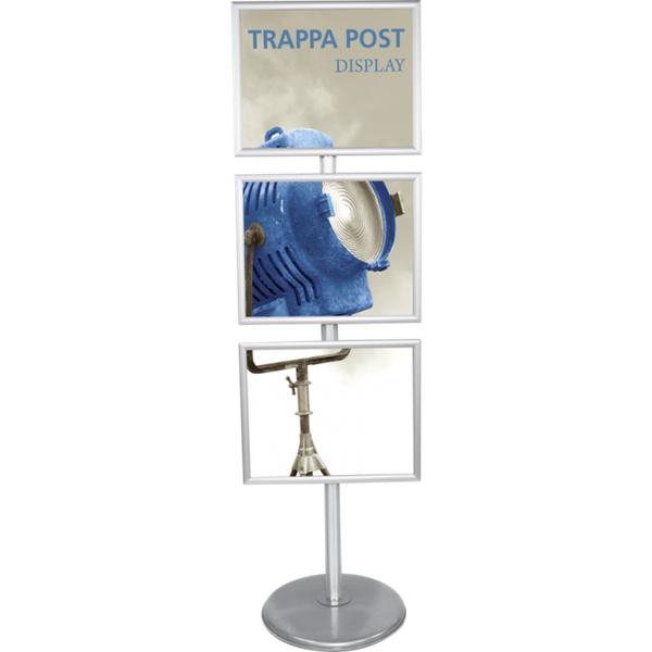 40in W x 30in H Trappa Straight Post Sign Stand