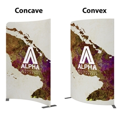 5ft x 8ft Modulate Frame Banner 01  -  is a stylish way to display media at any tradeshow, event, retail, corporate spaces. Modulate Fabric Banners feature unique angles and shapes, are portable and easy to assemble.