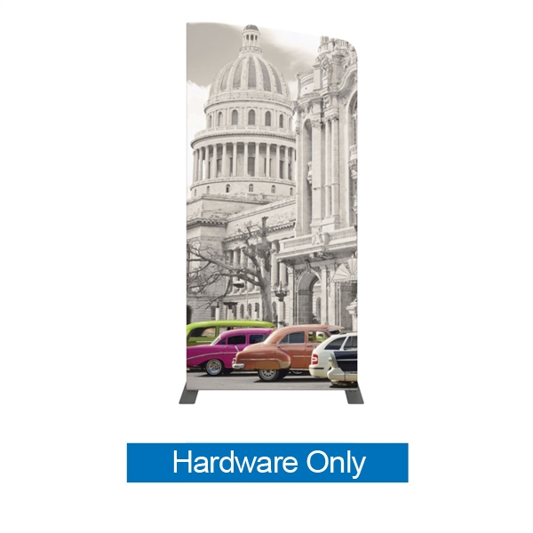3.5ft x 7.5ft Modulate Frame Banner 11  -  is a stylish way to display media at any tradeshow, event, retail, corporate spaces. Modulate Fabric Banners feature unique angles and shapes, are portable and easy to assemble.