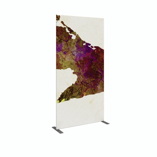 4ft x 8ft Modulate Frame Banner 13  -  is a stylish way to display media at any tradeshow, event, retail, corporate spaces. Modulate Fabric Banners feature unique angles and shapes, are portable and easy to assemble.