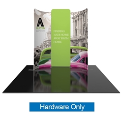 Magnetic hardware for 10ft Modulate Fabric Backwall displays. These stylish exhibits are a great way to display your branding at any tradeshow, event, retail, corporate spaces or expo.  Portable & easy to assemble.
