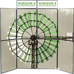 Horizon 8 Folding Display Panel System is a quick to set up, easy to use display system created specifically to hold your custom graphics. Available in several shapes and sizes, you can find the Horizon that is right for you.