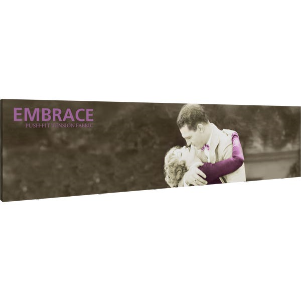 30ft x 8ft (12x3) Embrace Tension Fabric Popup SEG Display (Front Graphic & Hardware). Portable tabletop displays and exhibits. Several different styles are available, including pop up frames with stretch fabric or fold up panels with custom graphics.