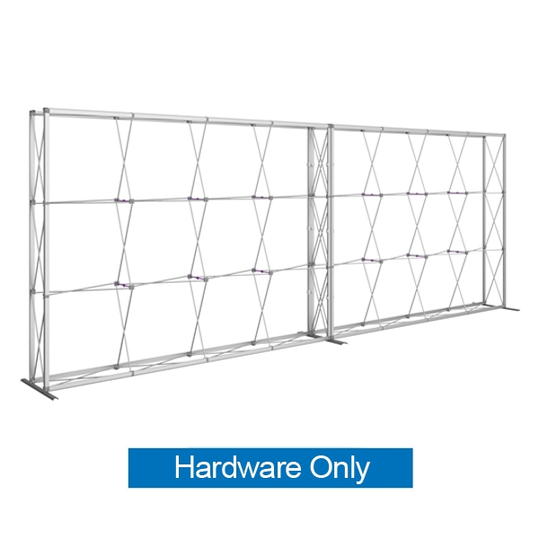 12ft x 8ft (5x3) Embrace Left L-Shape Tension Fabric Popup SEG Display (Double-Sided Hardware Only). Several different styles are available, including pop up frames with stretch fabric or fold up panels with custom graphics.