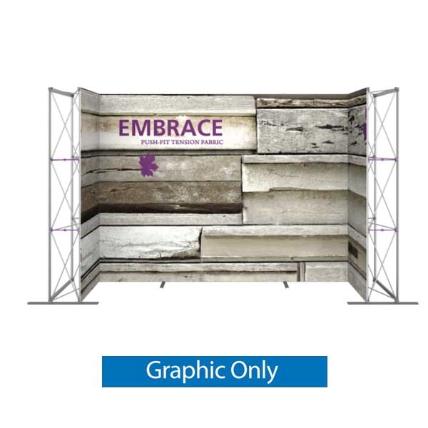 15ft x 8ft (6x3) Embrace U-Shape Tension Fabric Popup SEG Display (Front Graphic Only). Portable tabletop displays and exhibits. Several different styles are available, including pop up frames with stretch fabric or fold up panels with custom graphics.