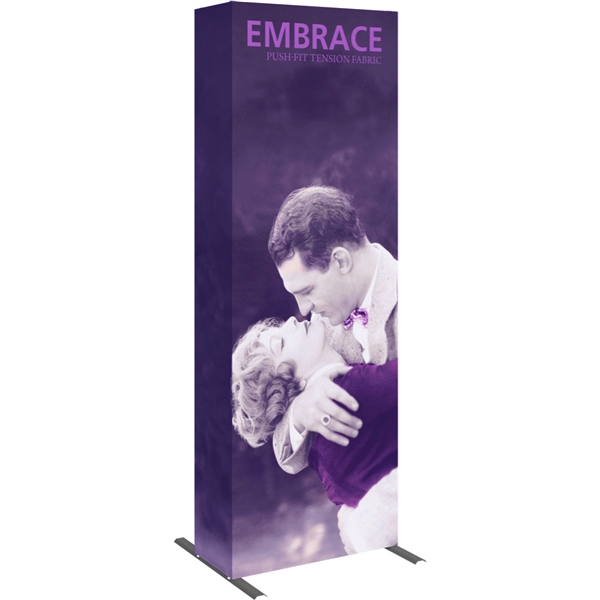 3ft Embrace Push-Fit Tension Fabric Display with Full Fitted Graphic. Portable tabletop displays and exhibits. Several different styles are available, including pop up frames with stretch fabric or fold up panels with custom graphics.