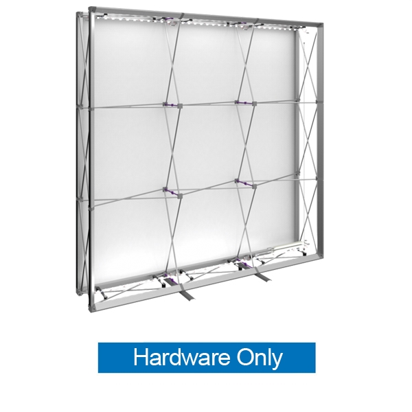 8ft Embrace Backlit 3 x 3 Light Display - Hardware Only. Portable tabletop displays and exhibits. Several different styles are available, including pop up frames with stretch fabric or fold up panels with custom graphics.