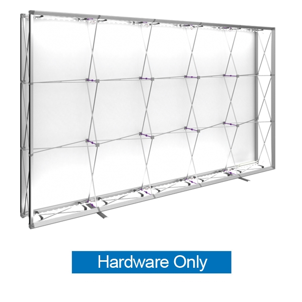 12ft Embrace Backlit 5 x 3 Light Display - Hardware Only. Portable tabletop displays and exhibits. Several different styles are available, including pop up frames with stretch fabric or fold up panels with custom graphics.