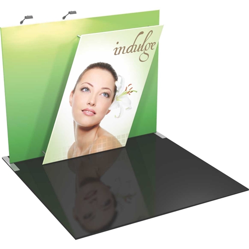 Vibe combines light-weight aluminum structures with pillowcase dye-sublimated printed fabric graphics for a truly unique appearance and experience. Vibe Kit Tension Fabric Displays is a collection of cleverly-designed state-of-the-art 10’ exhibit booths.