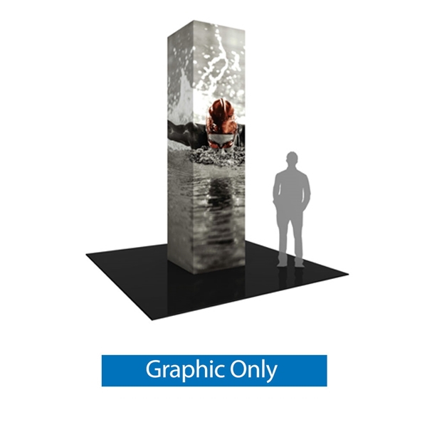 12ft Formulate Four Sided Tower are a great way to draw attention and captivate your audience at tradeshows, special events, or in a permanent environments. Formulate funnels have an hourglass shape, come in 12ft, 10ft and 8ft heights