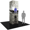 10ft Formulate Four Sided Tower are a great way to draw attention and captivate your audience at tradeshows, special events, or in a permanent environments. Formulate funnels have an hourglass shape, come in 12ft, 10ft and 8ft heights