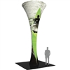 20ft Formulate Funnel Fabric Graphic Tower Display are a great way to draw attention and captivate your audience at tradeshows, special events, or in a permanent environments. Formulate funnels have an hourglass shape, come in 20ft, 16ft and 12ft heights