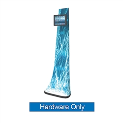 Formulate iPad Tablet Kiosk 03 Stand Hardware. Formulate iPad Stands are a series of banner displays that incorporate either a TV Monitor, iPad Tablet or both.  The popularity of incorporating an iPad or TV monitor into a trade show booth has increase