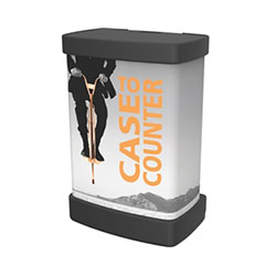 If you have more to transport than just your graphics, then our heavy-duty molded OCX Molded Shipping trade show Hard Case with Rollable Graphic Wrap is the perfect solution. OCX is a roto-molded protective shipping case for Coyote Popup displays