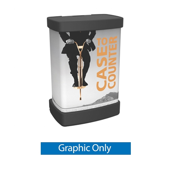 Rollable Graphic Wrap for OCX Molded Shipping Hard Case. If you have more to transport than just your graphics, then our heavy-duty molded OCX Molded Shipping trade show Hard Case with Standard Fabric Wrap is the perfect solution.