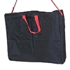 Hero Storage Bag .Optional storage bag for Hero exhibit panels Max capacity = 6 panels per bag. This zippered black nylon bag has red carry handle and shoulder strap. While designed for the Horizon 6 panel display it makes a perfect bag for most anything