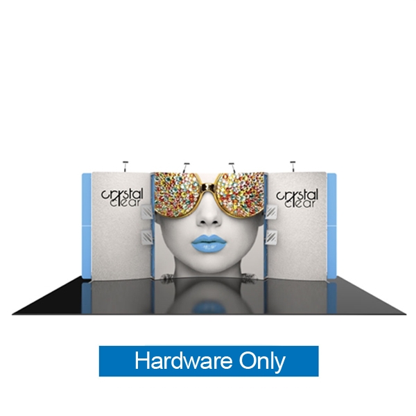 Hardware for 20ft x 10ft Vector Frame Master Modular Backwall | Kit 17 Frame & Case