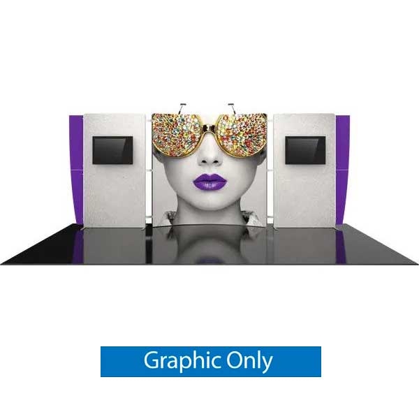 Replacement Graphic for 20ft x 10ft Vector Frame Master Modular Backwall | Kit 22 SEG Graphic Only