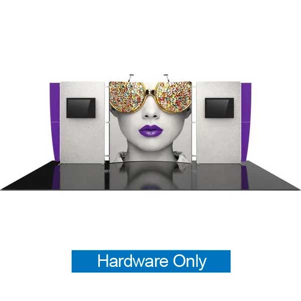 Hardware for 20ft x 10ft Vector Frame Master Modular Backwall | Kit 22 Frame & Case