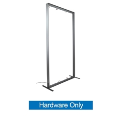 3'w x 4'h Vector Frame Light Box Rectangle 01 Hardware Only  ( Backwall Displays) is an indoor aluminum extrusion frame system. Get maximum visibility at your next show with a backlit Vector fabric display.