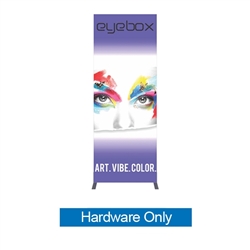 3ft x 8ft Vector Frame Light Box Rectangle 06 Hardware Only ( Backwall Displays) is an indoor aluminum extrusion frame system. Get maximum visibility at your next show with a backlit Vector fabric display.