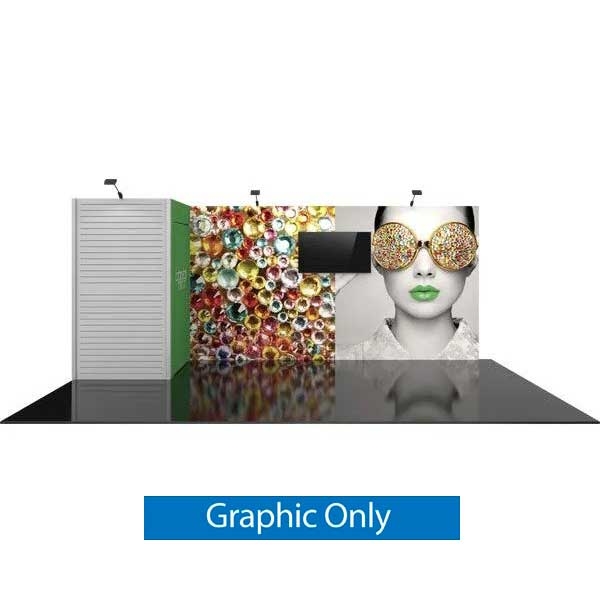 Replacement Graphic for 20ft x 10ft Vector Frame Master Modular Backwall | Kit 26 SEG Graphic Only