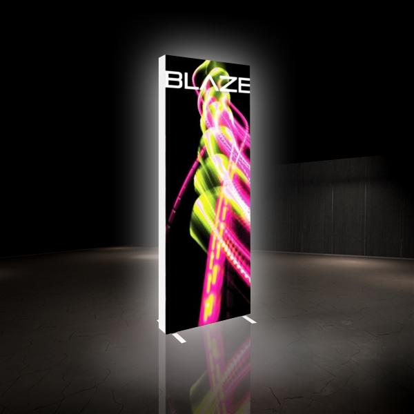 3ft x 8ft Freestanding Blaze Light Box Display | Double-Sided Kit