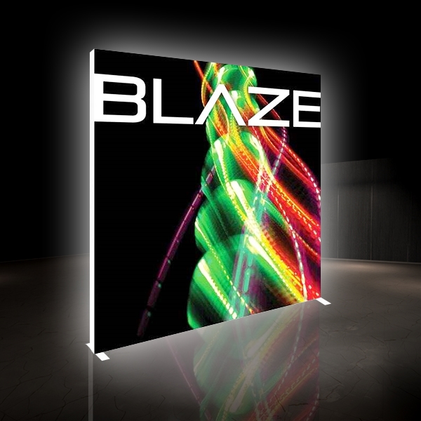 8ft x 8ft Freestanding Blaze Light Box Display | Double-Sided Kit