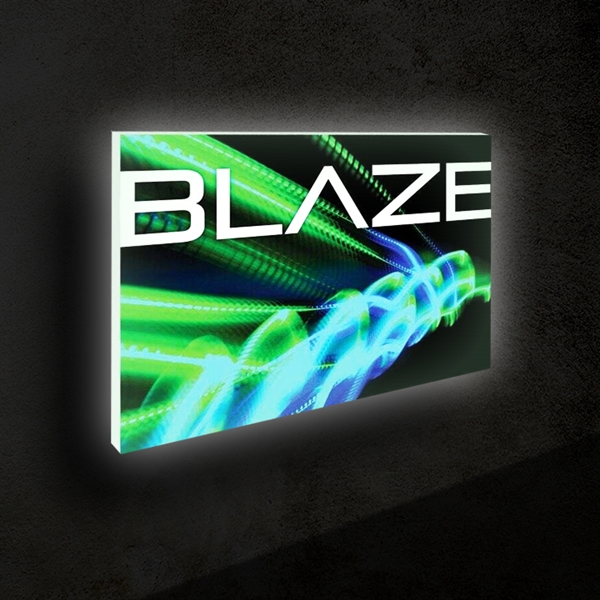 6ft x 4ft Blaze Wall Mounted Light Box Display | Double-Sided Kit