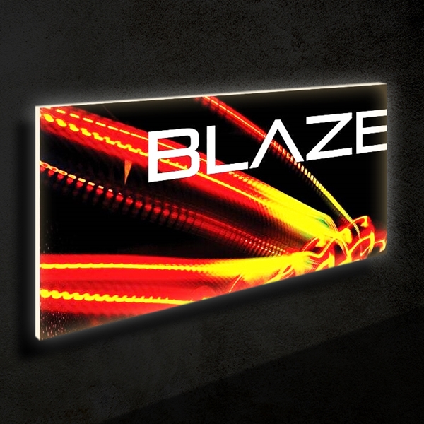 8ft x 4ft Blaze Wall Mounted Light Box Display | Double-Sided Kit