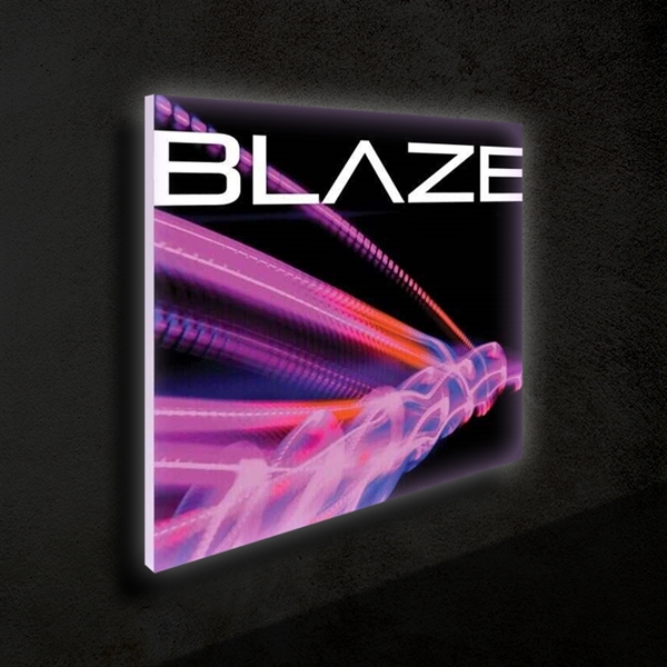 6ft x 6ft Blaze Wall Mounted Light Box Display | Single-Sided Kit