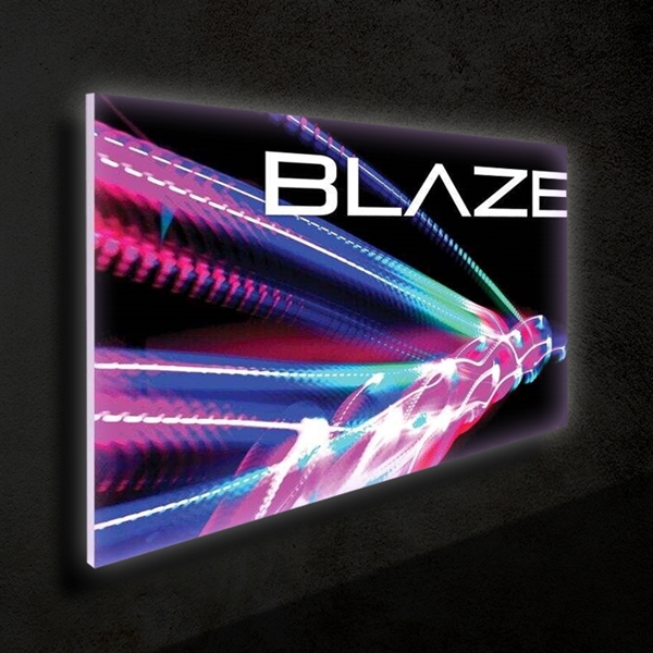 8ft x 6ft Blaze Wall Mounted Light Box Display | Double-Sided Kit