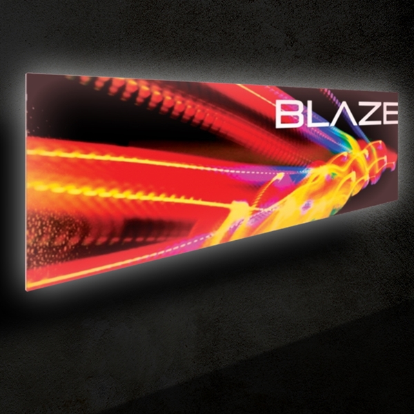 20ft x 8ft Blaze Wall Mounted Light Box Display | Single-Sided Kit