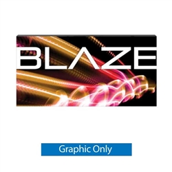 6ft x 3ft Blaze Hanging Light Box Display | Single-Sided Graphic Only