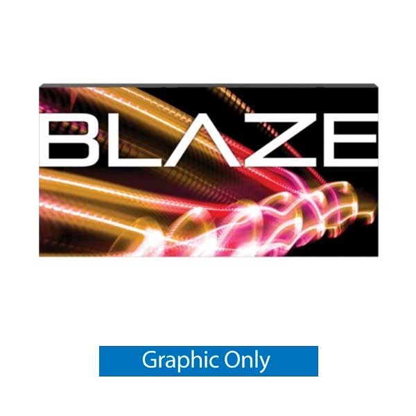 6ft x 3ft Blaze Hanging Light Box Display | Single-Sided Graphic Only