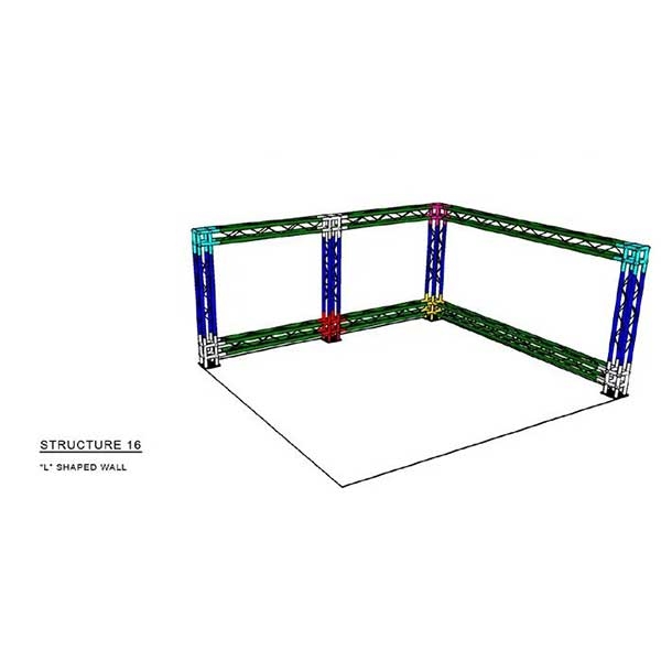 This custom aluminum trade show truss system will stand out at your next trade show, drawing attention from across the exhibit floor. Popular with exhibitors for their quality construction, customization and easy assembly. Fast turn. Best Prices.