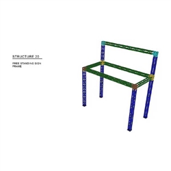 This custom aluminum trade show truss system will stand out at your next trade show, drawing attention from across the exhibit floor. Popular with exhibitors for their quality construction, customization and easy assembly. Fast turn. Best Prices.