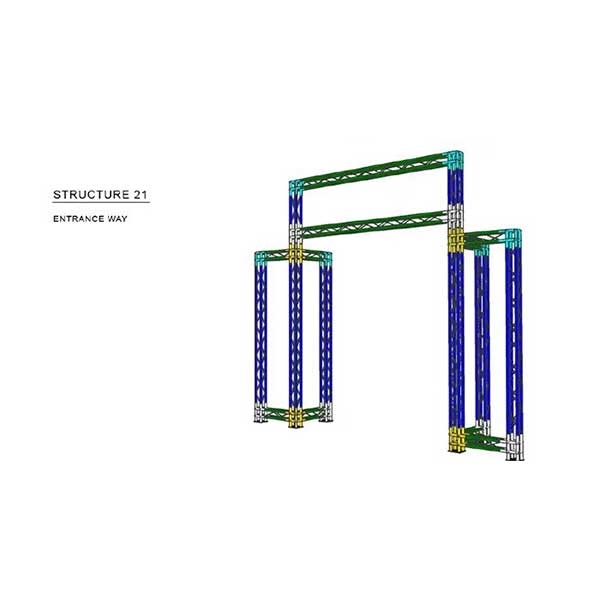 This custom aluminum trade show truss system will stand out at your next trade show, drawing attention from across the exhibit floor. Popular with exhibitors for their quality construction, customization and easy assembly. Fast turn. Best Prices.