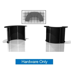 59.5in x 32in Exhibitline Modular Counter | 3.0.0 | Hardware Only