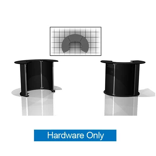 51.5in x 35in Exhibitline Modular Counter | 1.2.0 | Hardware Only