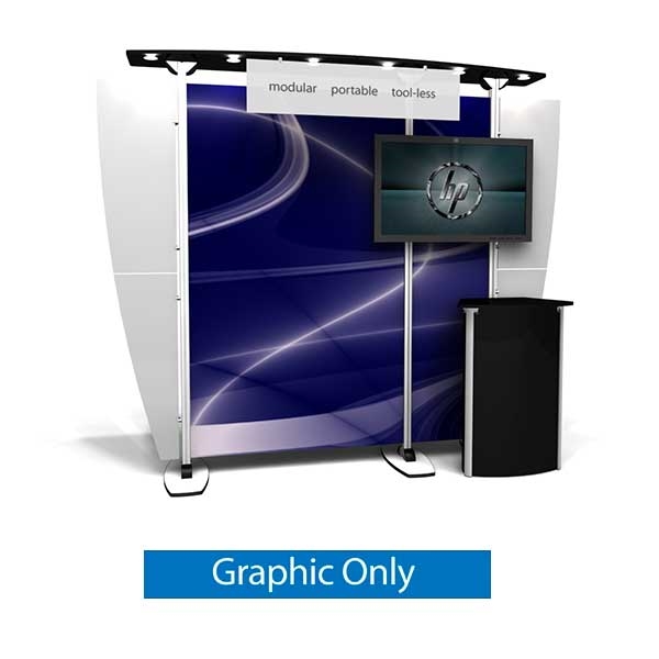 10ft x 10ft Exhibitline Backwall | EX1.RP.0.enc | Graphic Only
