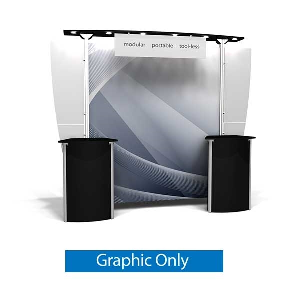 10ft x 10ft Exhibitline Backwall | EX1.enc | Graphic Only