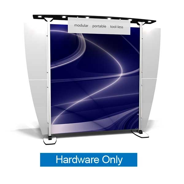 10ft x 10ft Exhibitline Backwall | Ex1.0 | Hardware Only