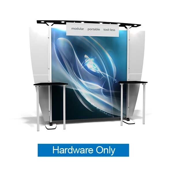 10ft x 10ft Exhibitline Backwall | EX1 | Hardware Only